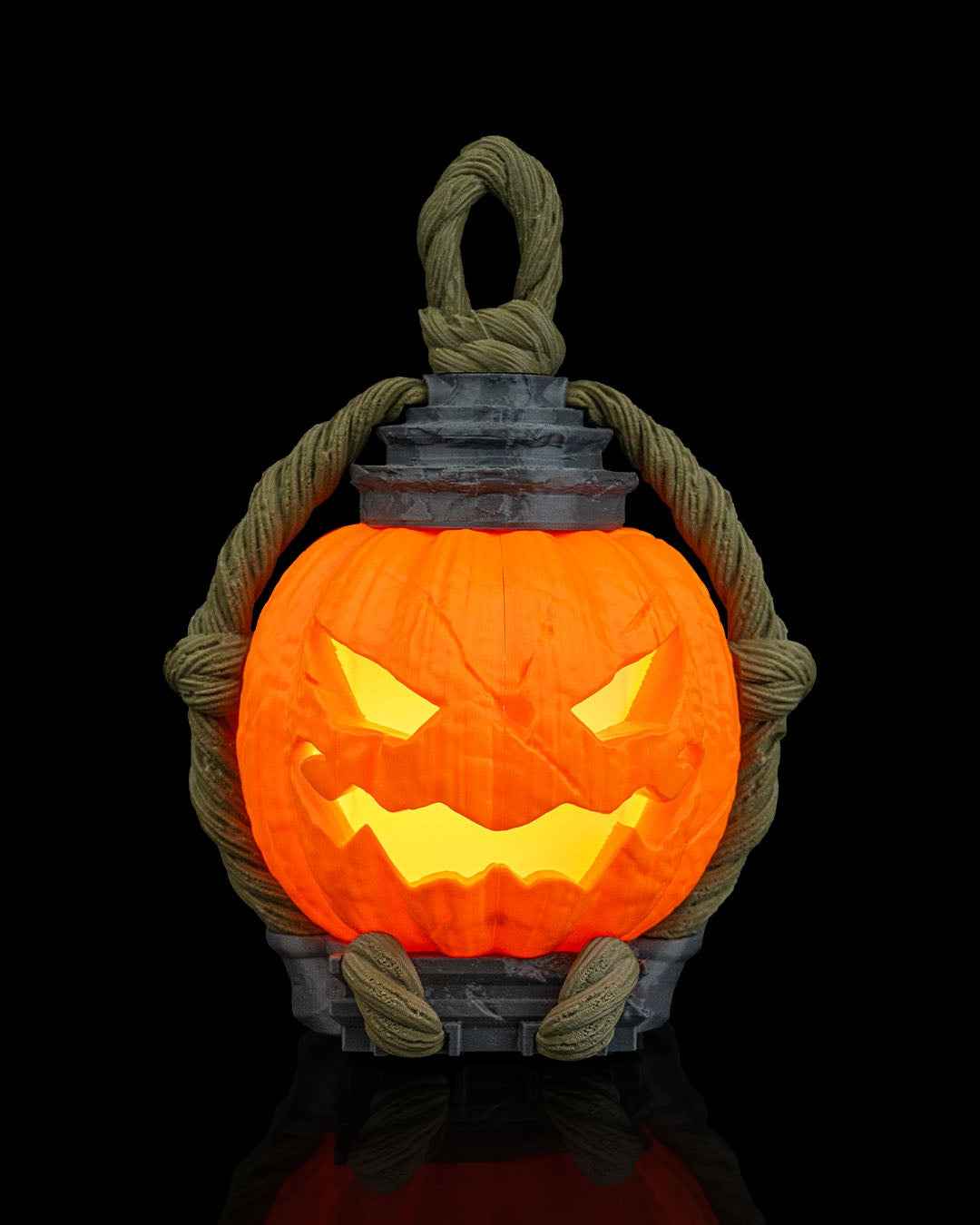 3D Printed Halloween Jack O’Glow - Table Lamp