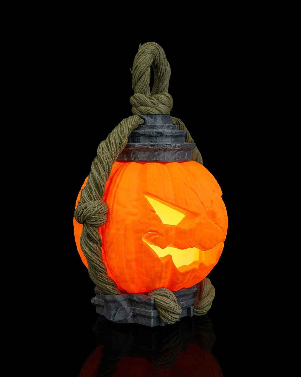 3D Printed Halloween Jack O’Glow - Table Lamp