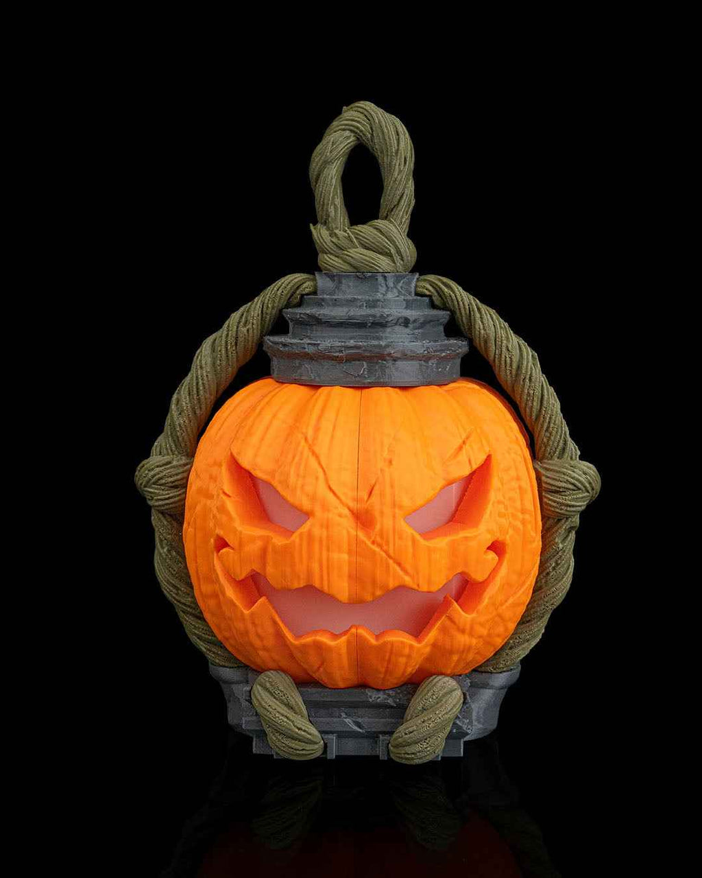 3D Printed Halloween Jack O’Glow - Table Lamp