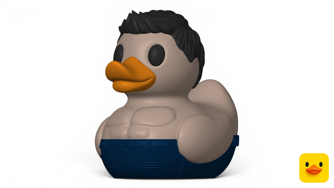 3D Printed Toy Duck Figure Model - Jacob Black Twilight Duck