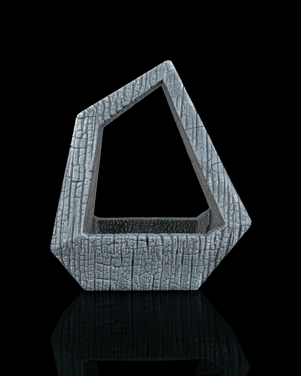 3D Printed Obsidian Frame - Self-Watering Planter