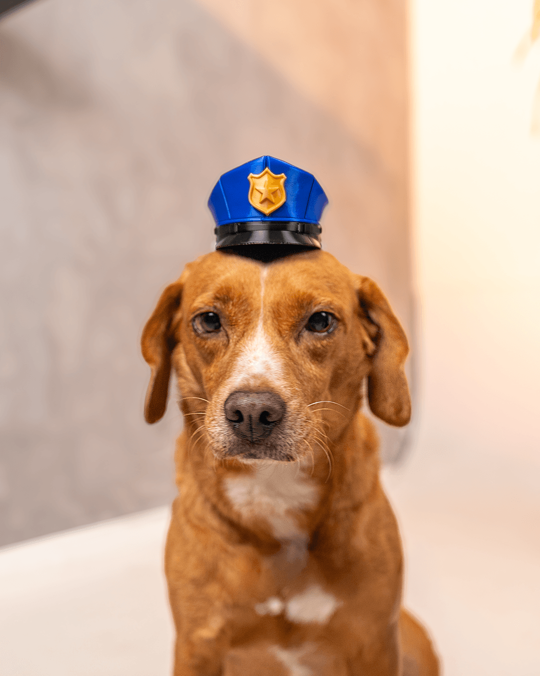 3D Printed Officer Woof - Dog Costume Helmet