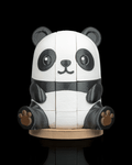 3D Printed Toy Jigsaw Puzzle - Panda Pieces