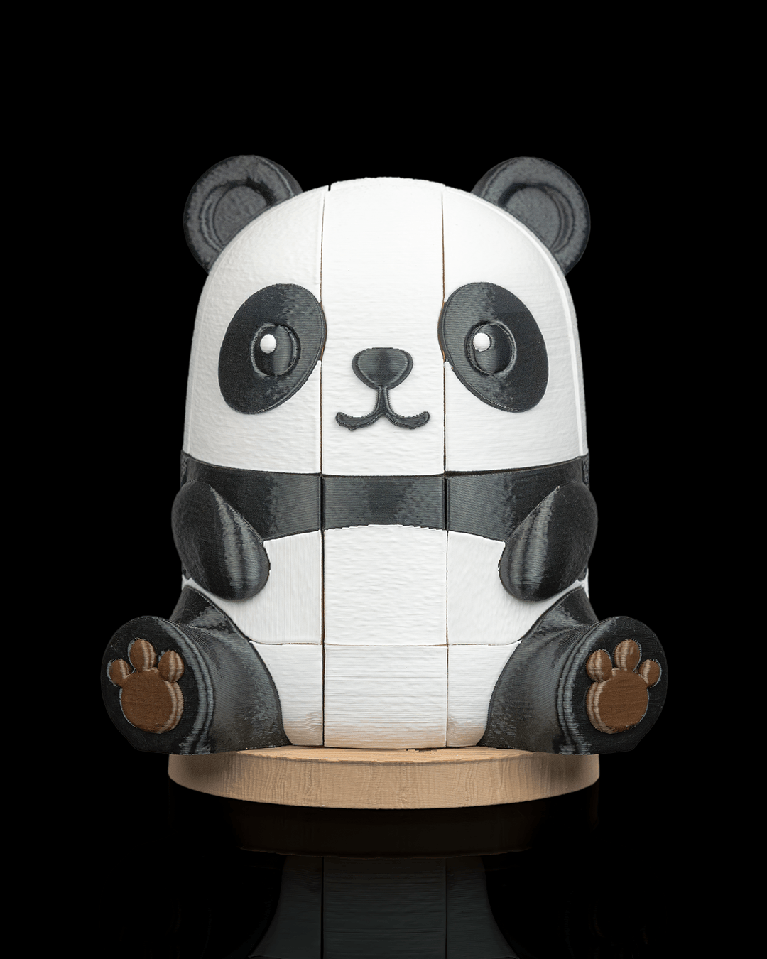 3D Printed Toy Jigsaw Puzzle - Panda Pieces