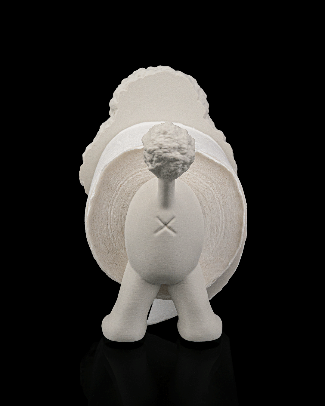 3D Printed Bathroom Toilet Paper Roll Holder - Poopoodle