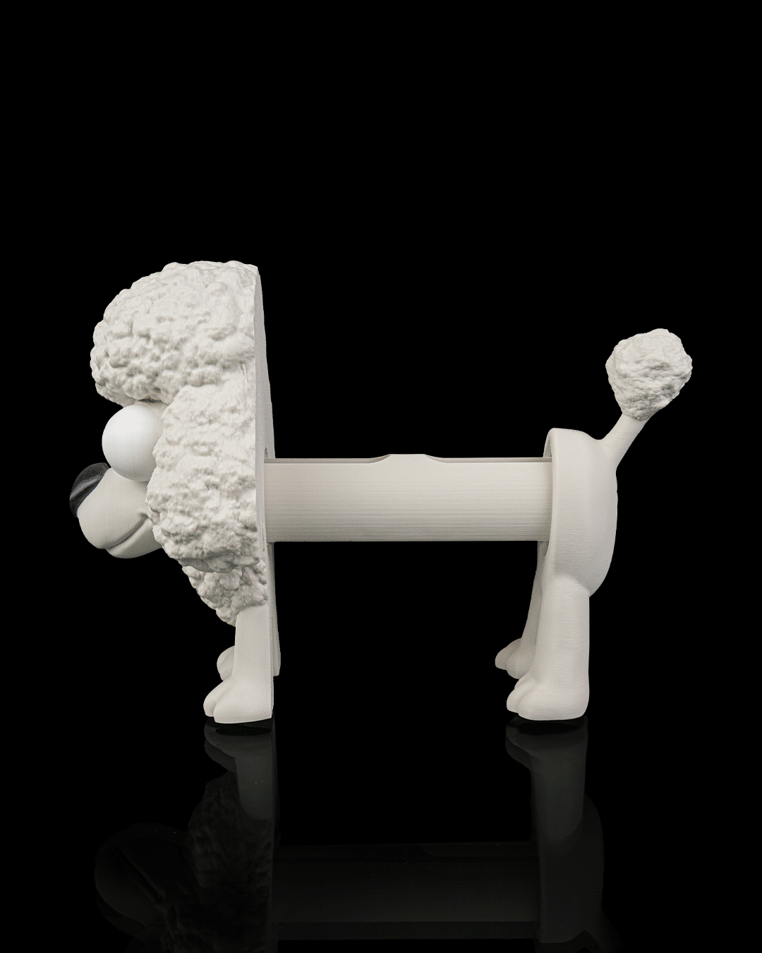 3D Printed Bathroom Toilet Paper Roll Holder - Poopoodle