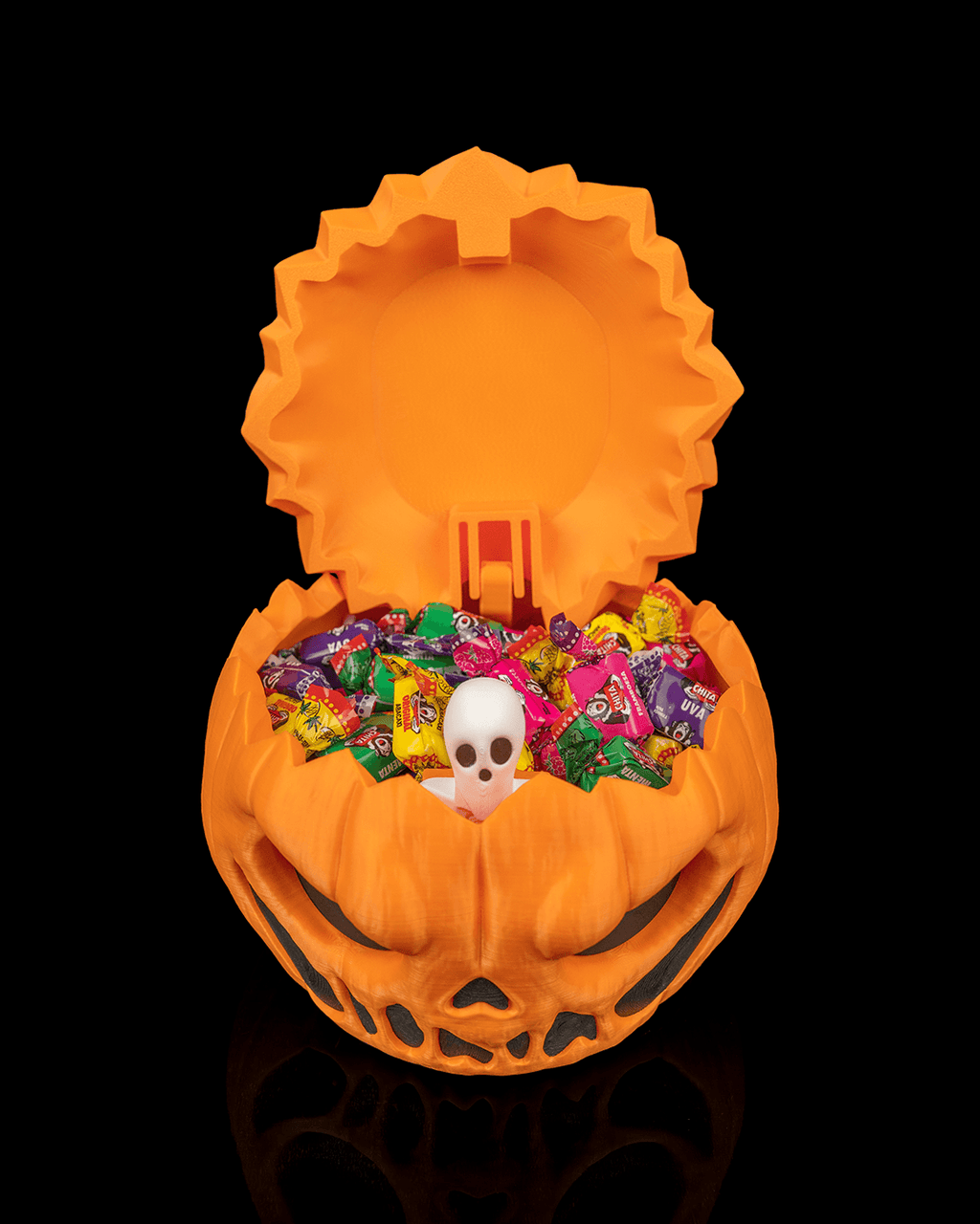 3D Printed Halloween Possessed Pumpkin - Candy Bowl