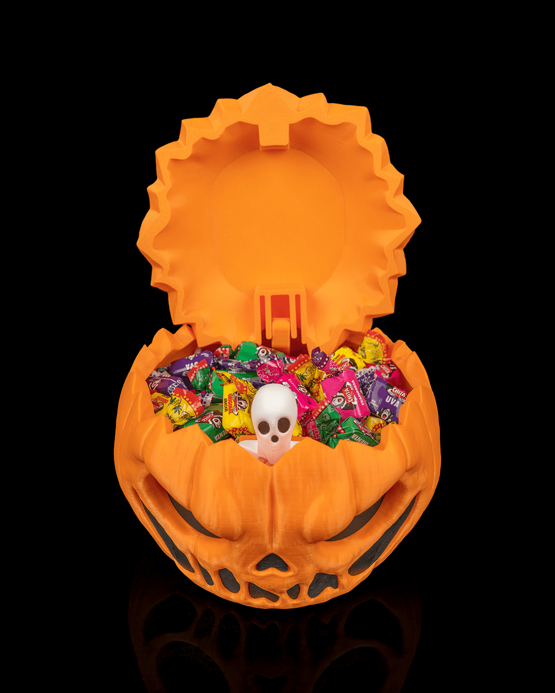 3D Printed Halloween Possessed Pumpkin - Candy Bowl