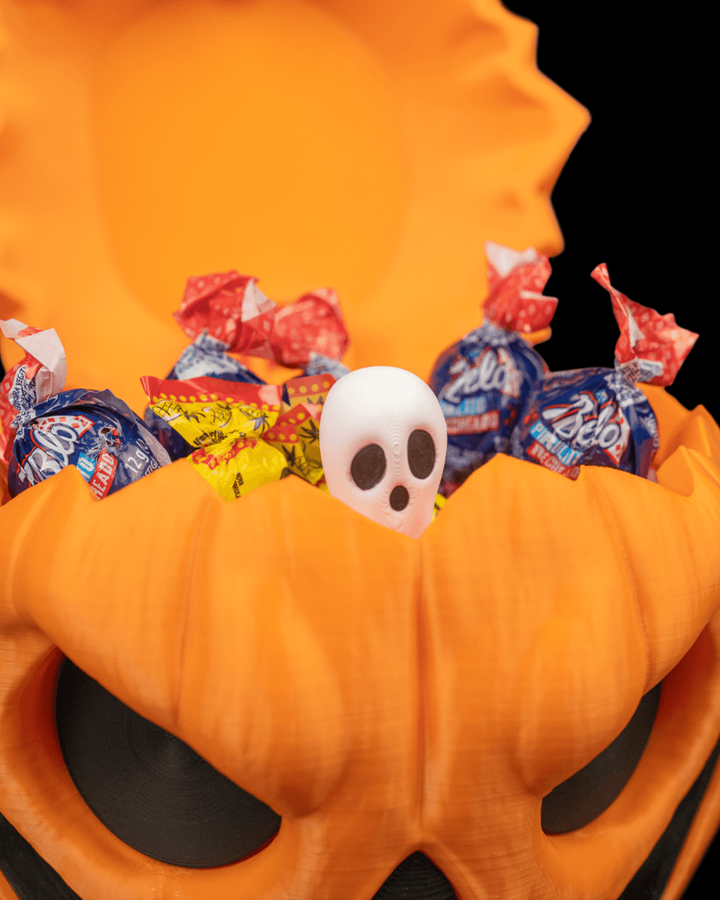 3D Printed Halloween Possessed Pumpkin - Candy Bowl