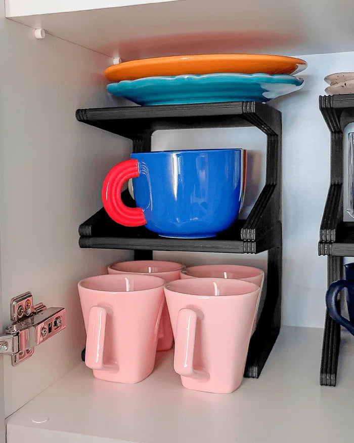 3D Printed Kitchen Storage Shelf Riser