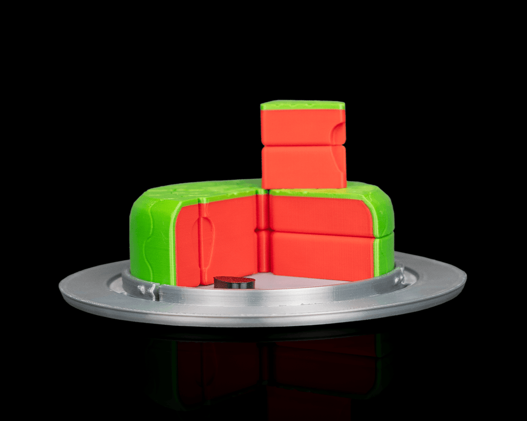 3D Printed Toy Jigsaw Puzzle Game - Watermelon Puzzle