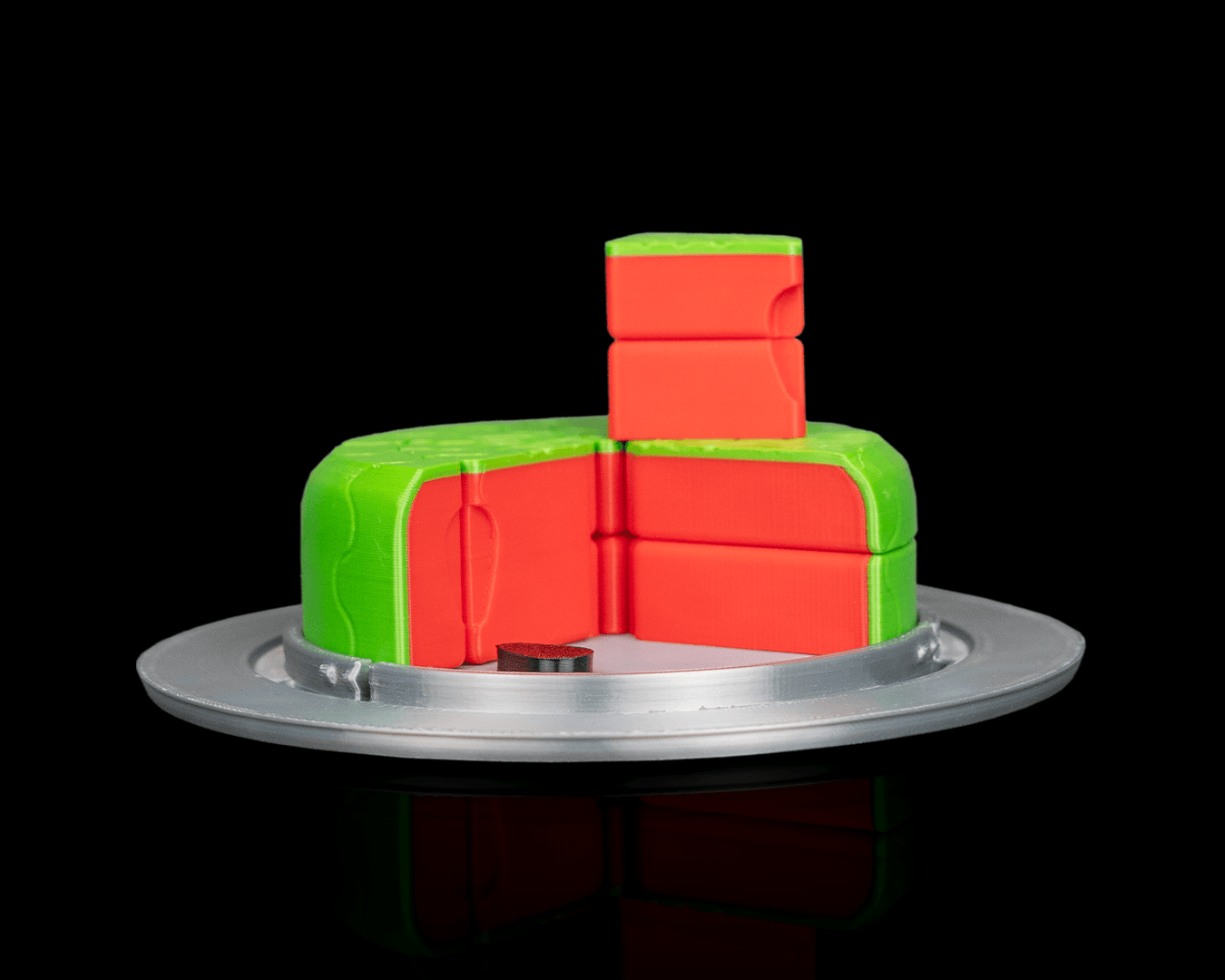 3D Printed Toy Jigsaw Puzzle Game - Watermelon Puzzle