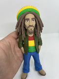 3D Printed Toy Action Figure Model - Bob Marley image 0