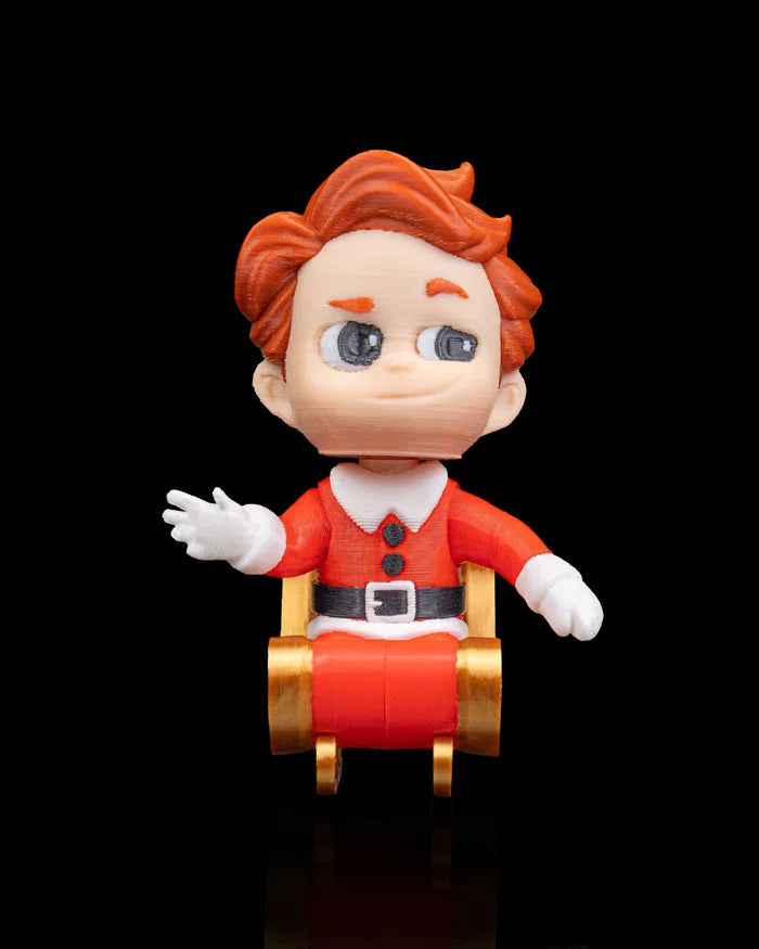 3D Printed Christmas Model Toy - MiniMe: Sleigh Ride image 0