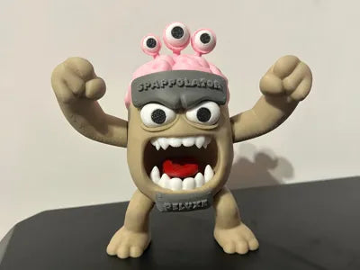 3D Printed Italian Brainrot Action Figure Model - Spappolator deluxe image 0