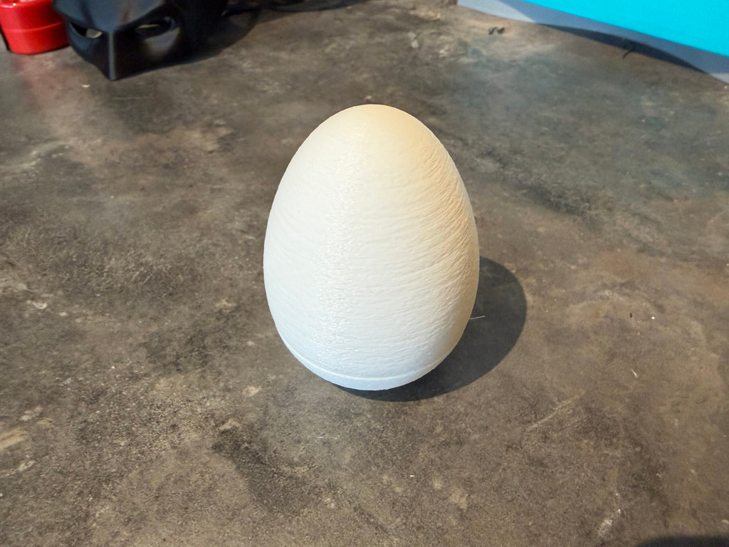3D Printed Egg With The Middle Finger image 1