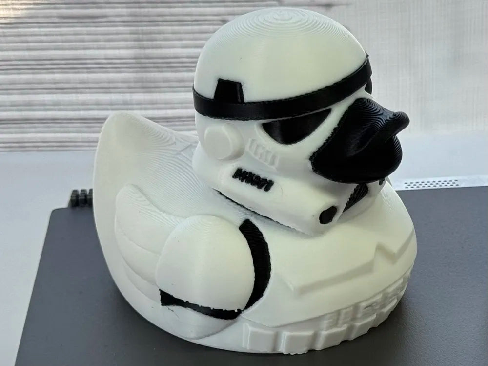 3D Printed Toy Duck Figure Model - Stormtrooper image 0