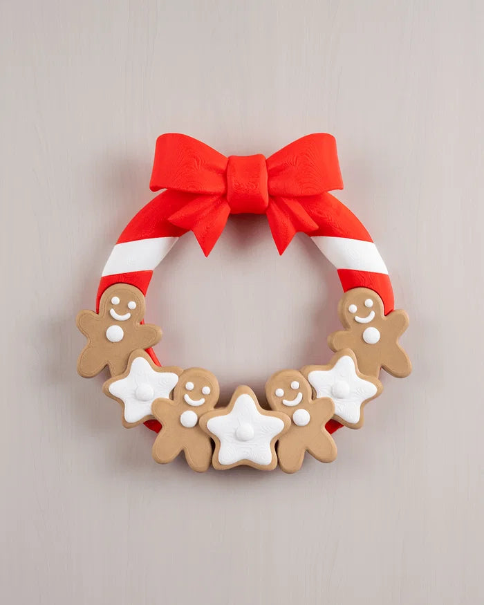 3D Printed Christmas Gingerbread Doorlicious - Wreath image 0