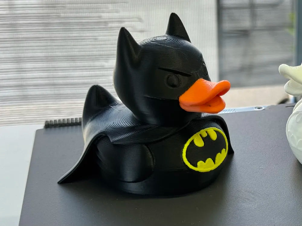 3D Printed Toy Duck Figure Model -  Duck Batman image 0