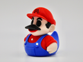3D Printed Toy Duck Figure Model - Mario Duck image 0