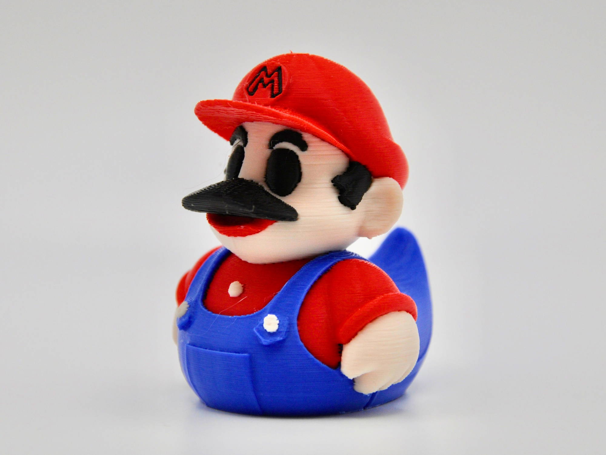 3D Printed Toy Duck Figure Model - Mario Duck image 0