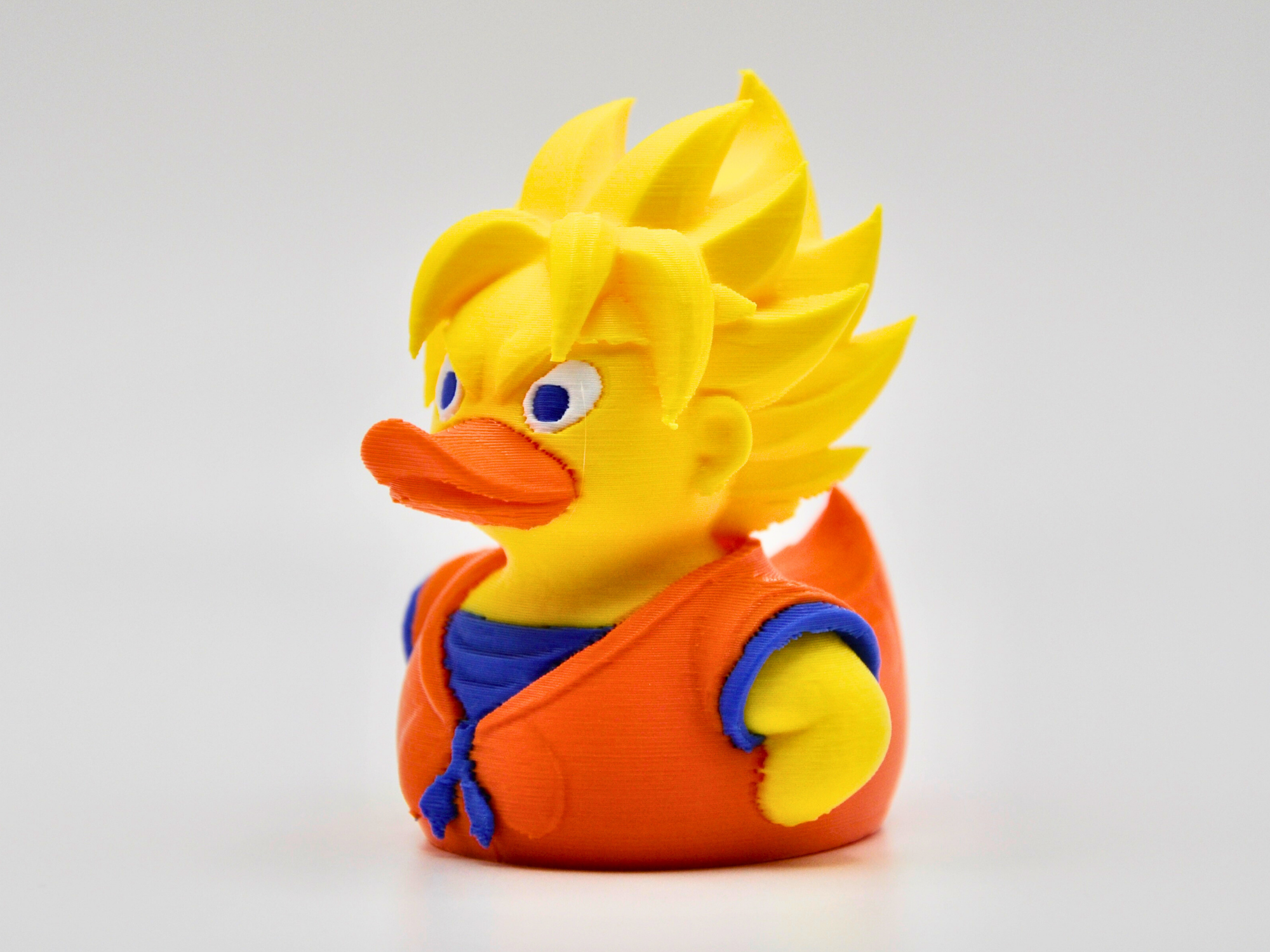 3D Printed Toy Duck Figure Model - Dragon BallZ Duck image 0