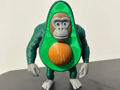 3D Printed Italian Brainrot Action Figure Model -Obonono scimpanzinono image 0