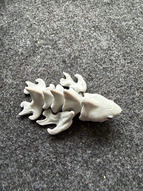3D Printed Articulated Animal Toy Shark – Flexible Fidget Figures image 0