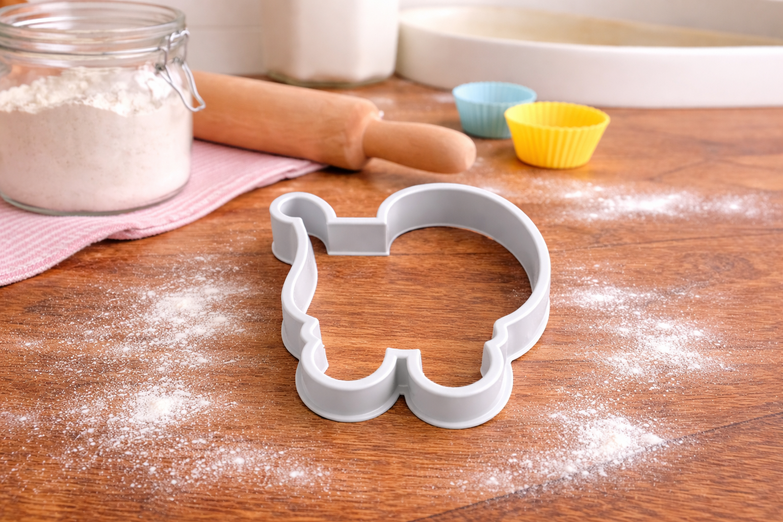 3D Printed Baby Shower Pram Cookie Cutter image 0