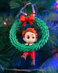 3D Printed Christmas Model Toy - MiniMe: Wreath Climber image 0