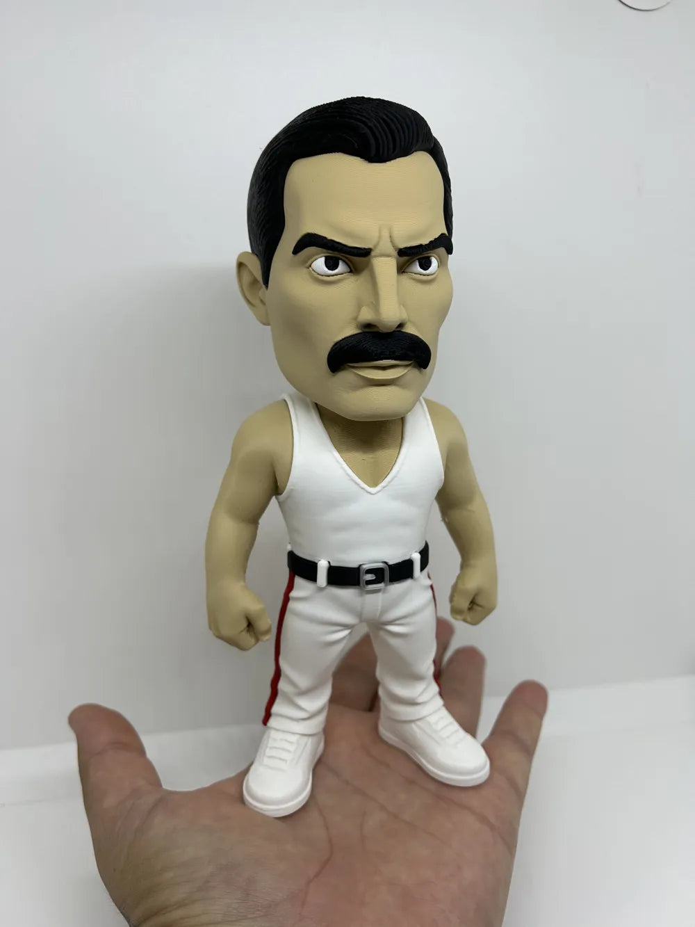 3D Printed Toy Action Fiqure Model - Freddie Mercury image 0