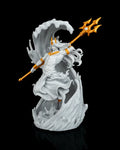 Vibrant 3D Printed Poseidon Statue with Intricate Mythology Detail image 0