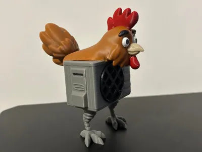 3D Printed Italian Brainrot Action Figure Model -Bri bri dicus bicus image 0