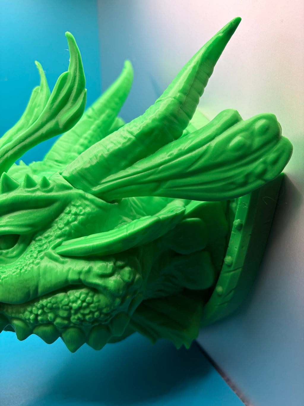 3D Printed Wall Mounted Dragon image 1