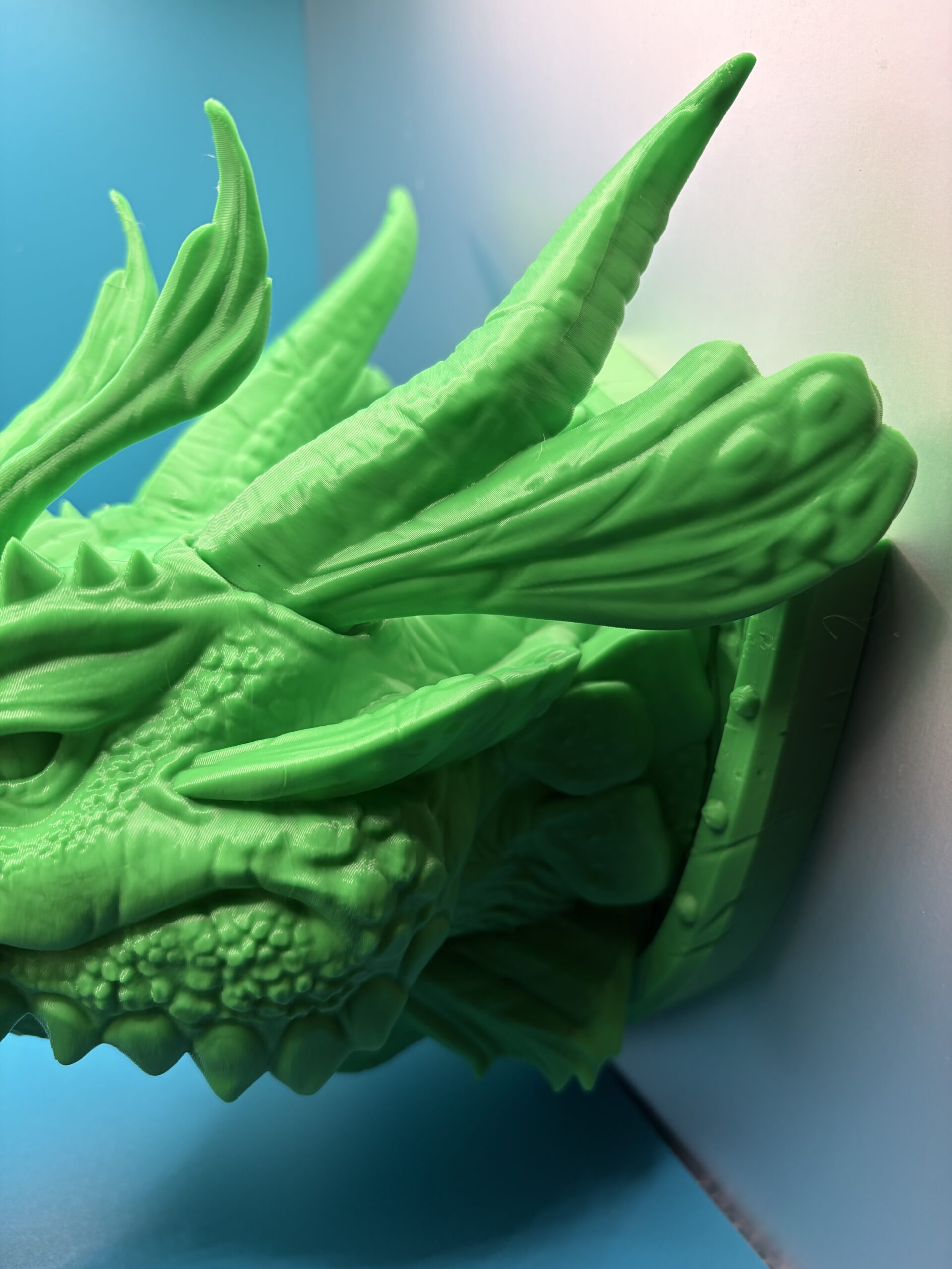 3D Printed Wall Mounted Dragon image 1
