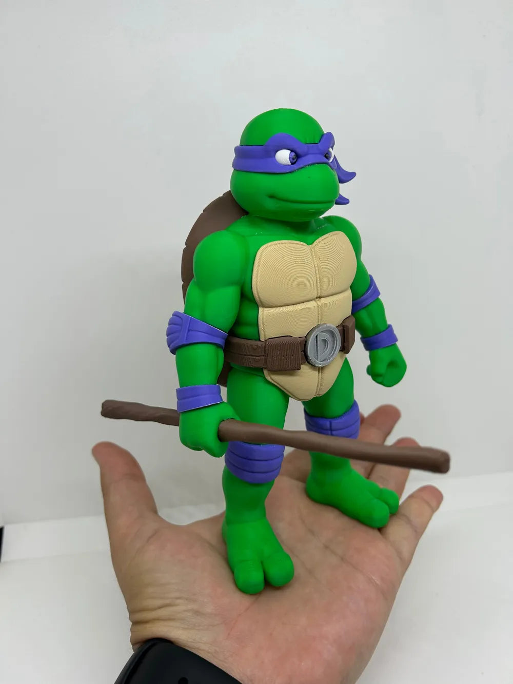 3D Printed Toy Action Figure Model - Donatello - Ninja turtles image 0