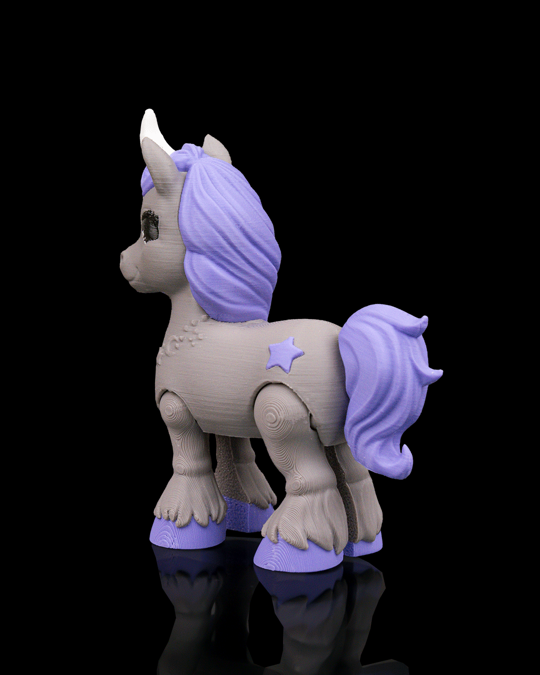3D Printed Flexible Unicorn Starlight Wish image 4