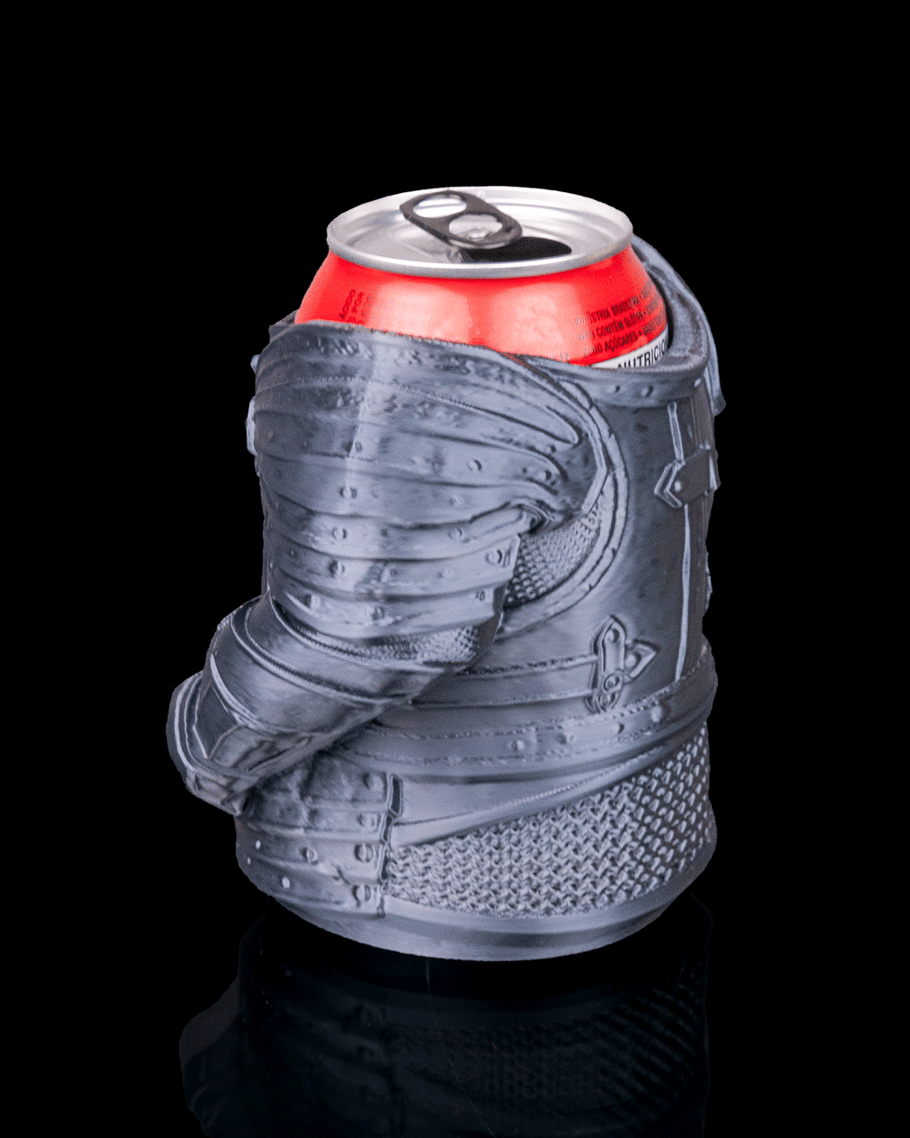 3D Printed Knight Armour Beer, Pen Can Holder image 1