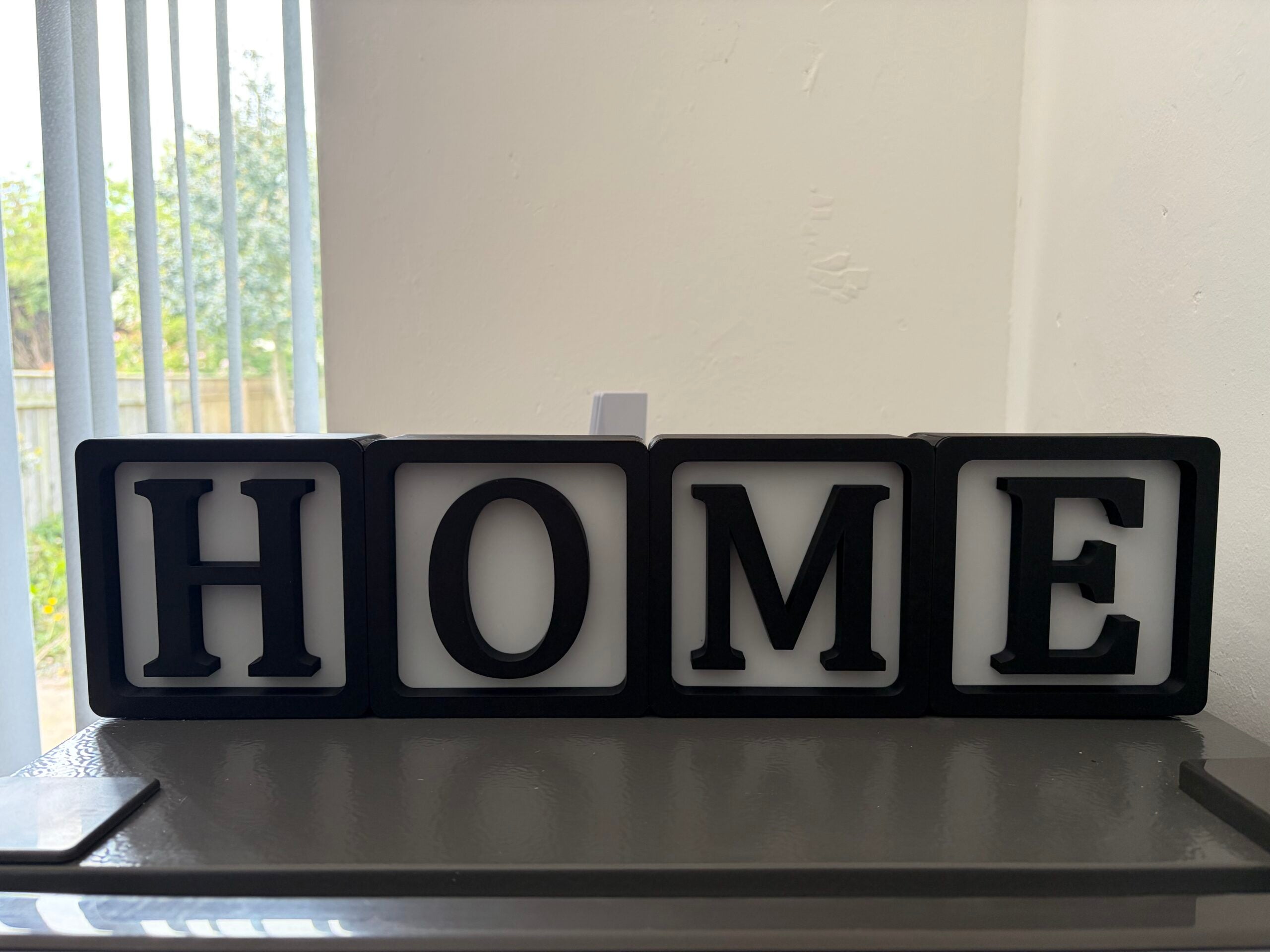 3D Printed Custom Personalised Home Decor Sign image 0