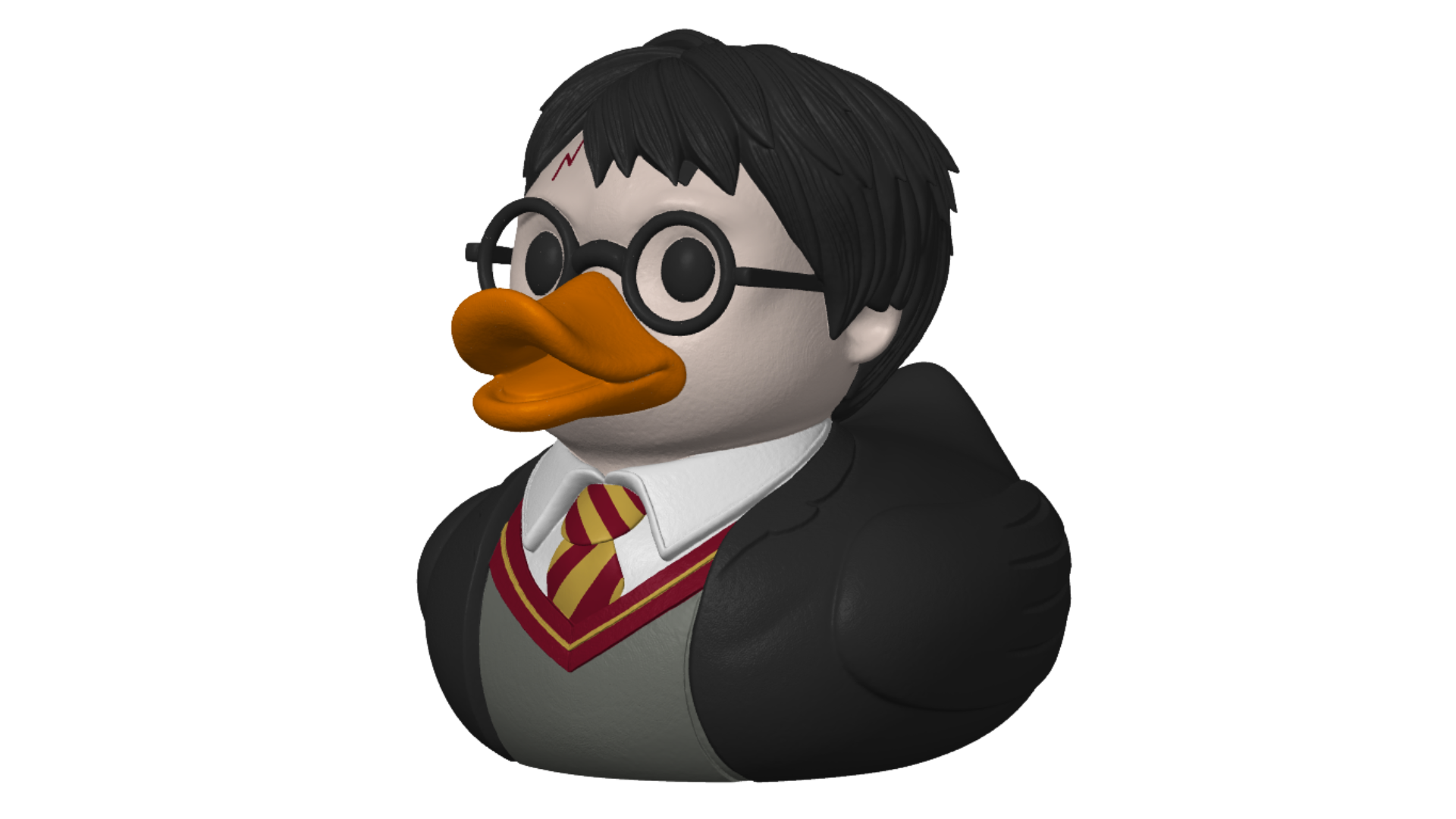 3D Printed Toy Duck Figure Model - Harry Potter Duck image 0
