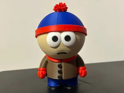3D Printed Toy Action Figure Model - Stan - South Park image 0