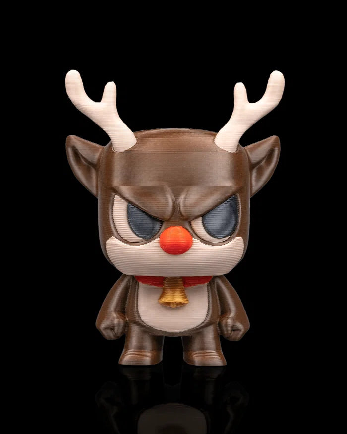 3D Printed Christmas Model Toy - Rantydeer image 0