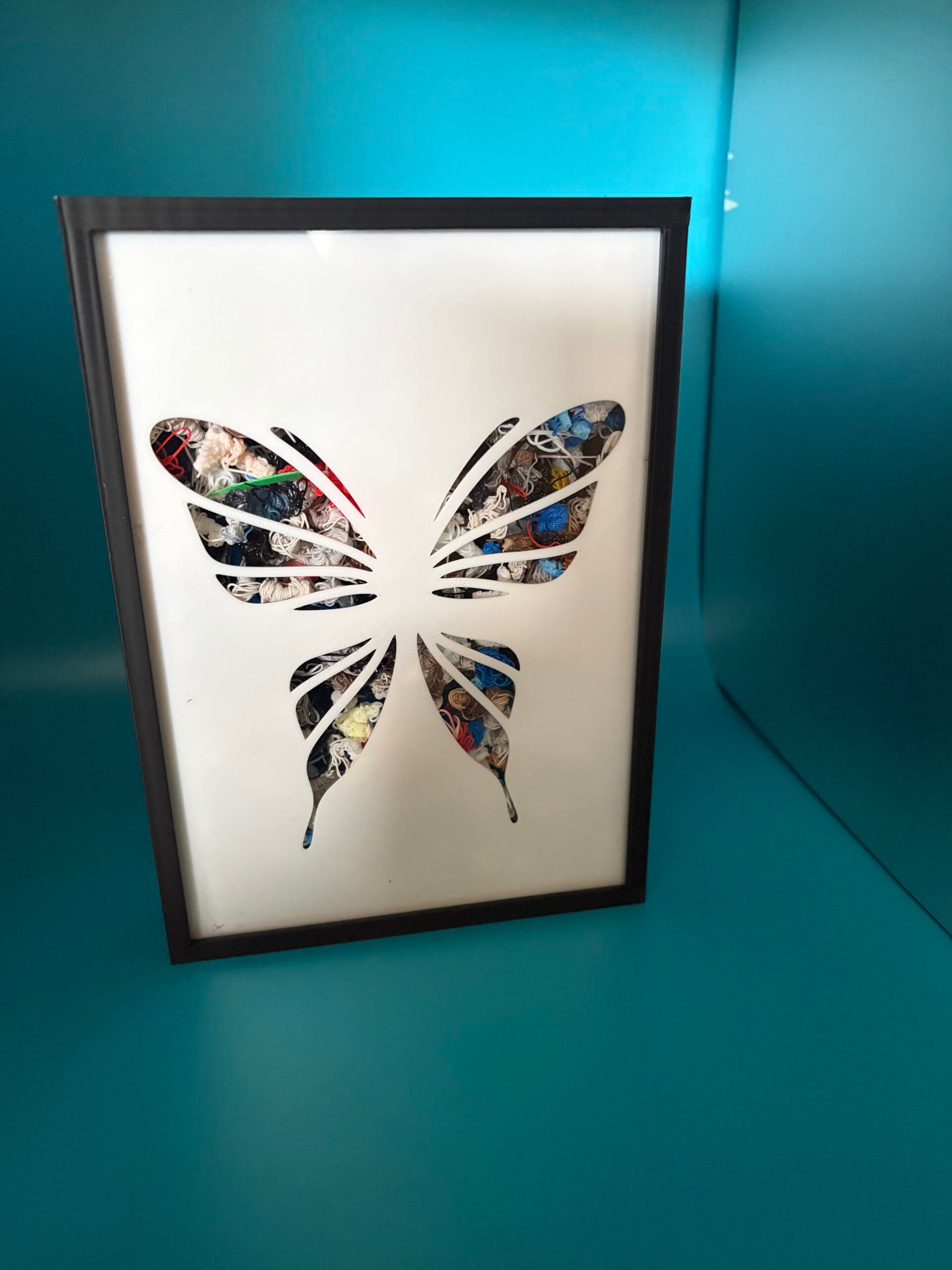 3D Printed Home Decor Picture Sign - Butterfly image 0