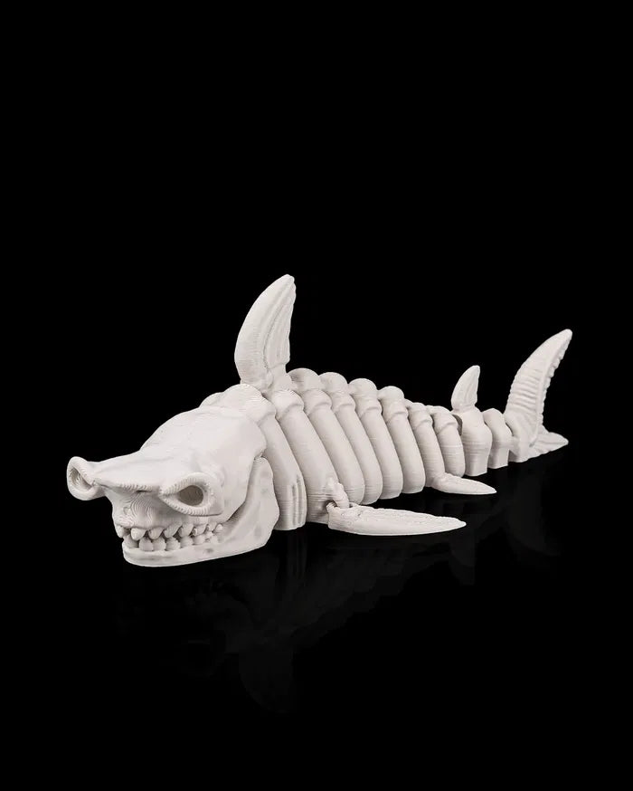 3D Printed Deep Sea Flexible Skeleton Shark image 0