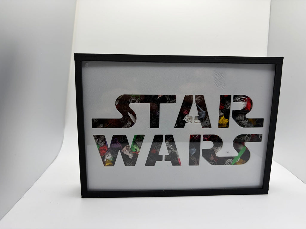 3D Printed Star Wars Sign Picture Frame image 0