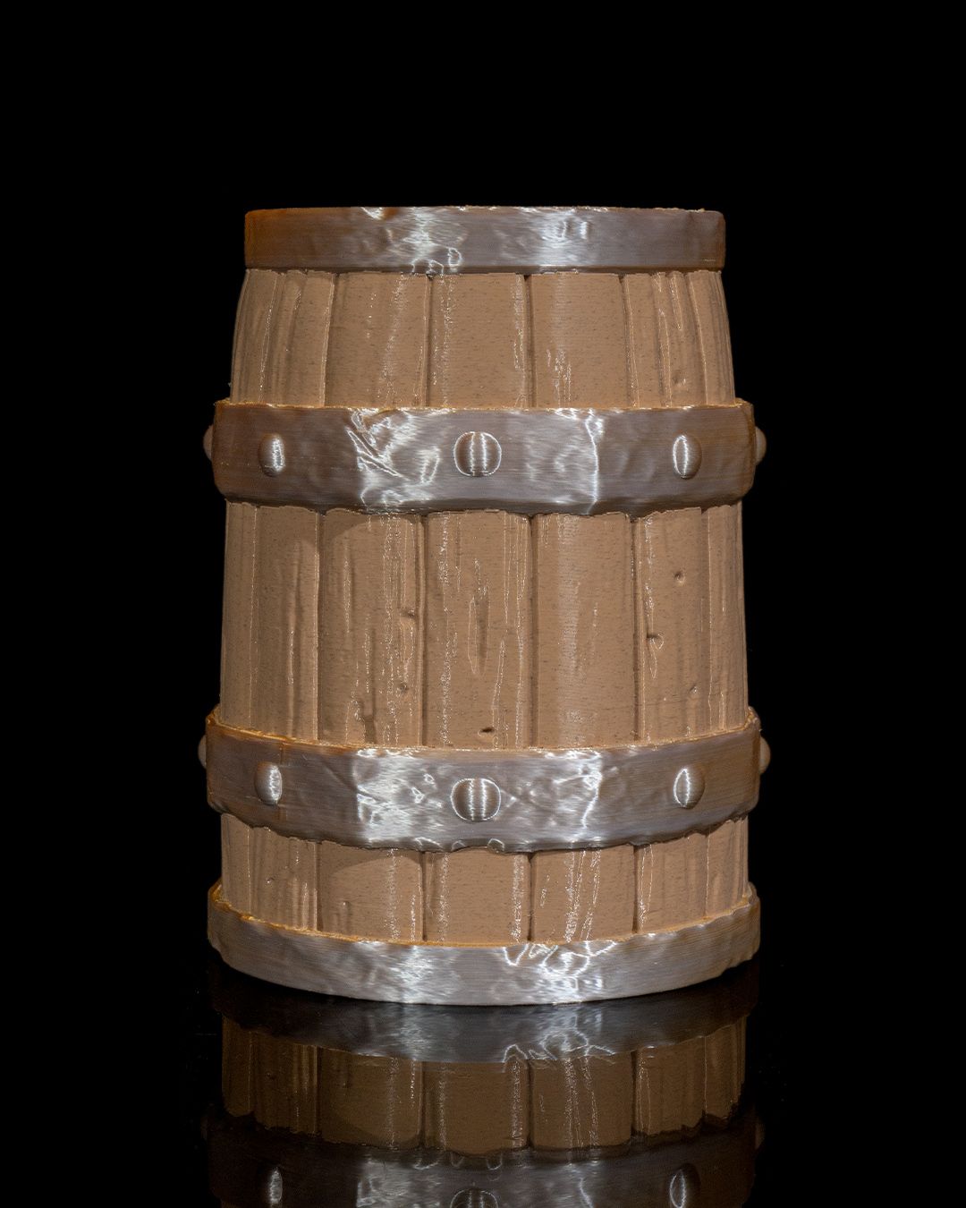 3D Printed Keg Of Beer, Pen Can Holder image 4
