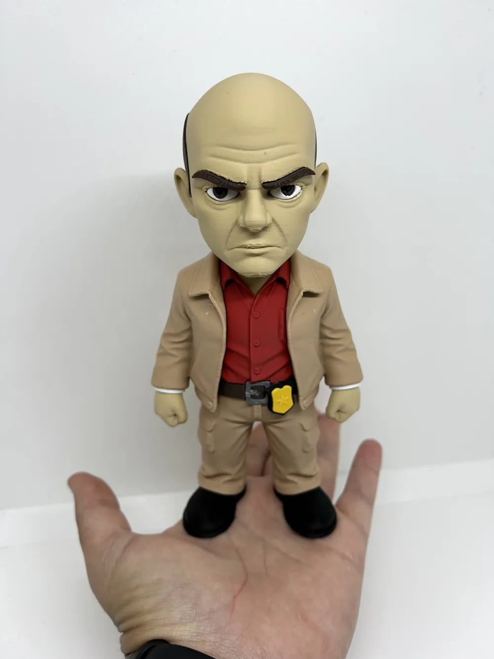 3D Printed Toy Action Figure Model - Hank Schrader image 0