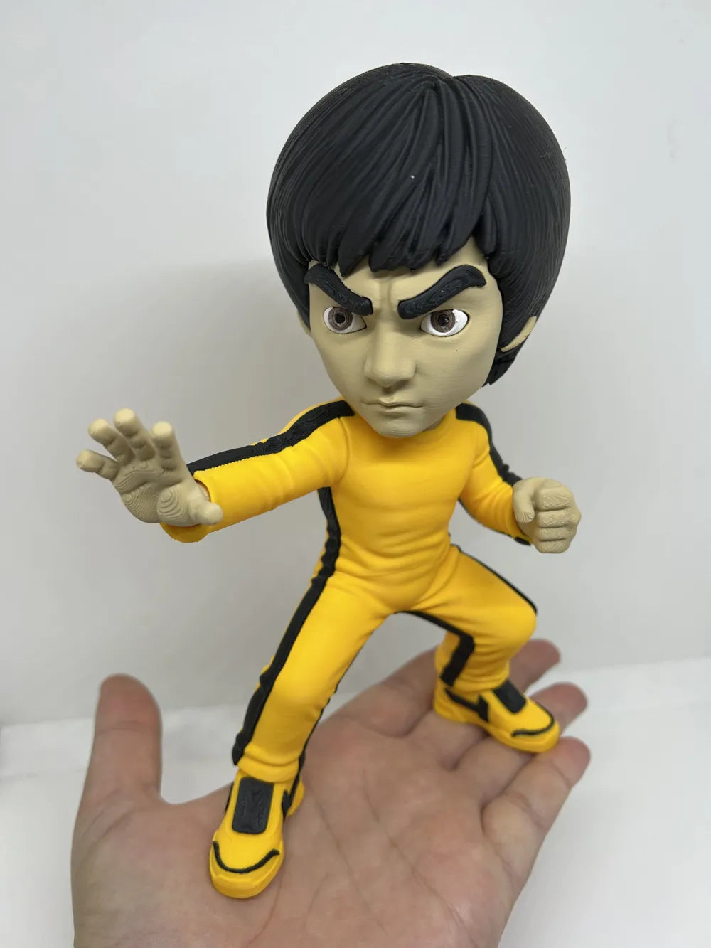 3D Printed Toy Action Figure Model - Bruce lee image 0