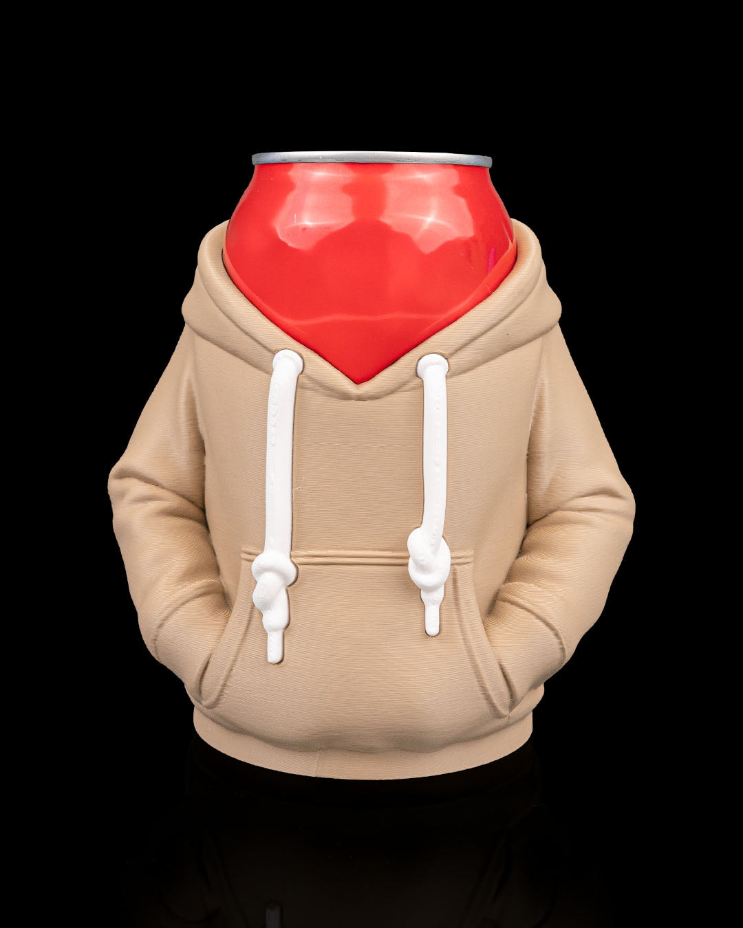3D Printed Hoodie Beer, Pen Can Holder image 0