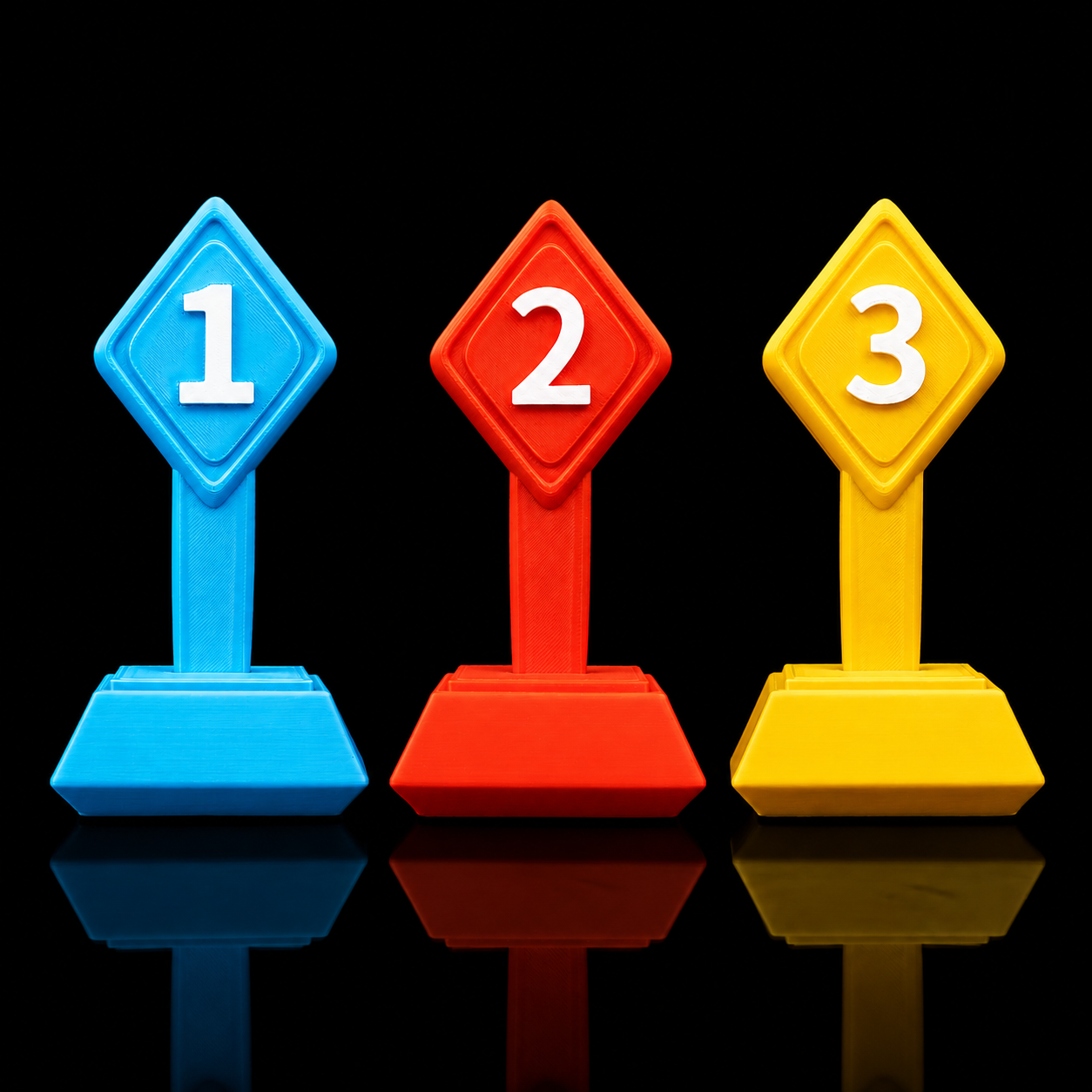 Set Of 3D Printed Game Distance Markers image 0